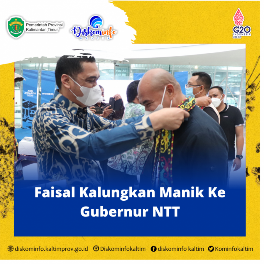 Faisal Kalungkan Manik Ke Gubernur NTT