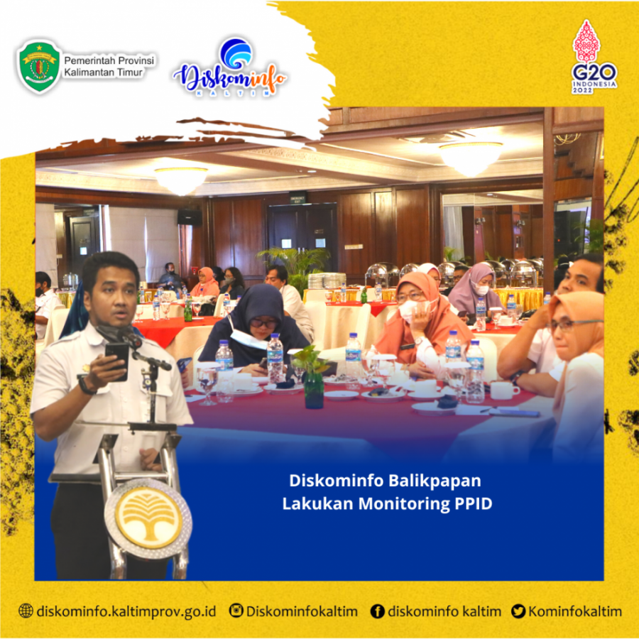 Diskominfo Balikpapan Lakukan Monitoring PPID