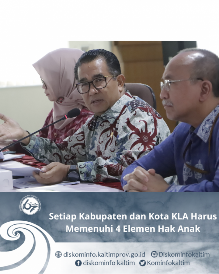 Setiap Kabupaten dan Kota KLA Harus Memenuhi 4 Elemen Hak Anak