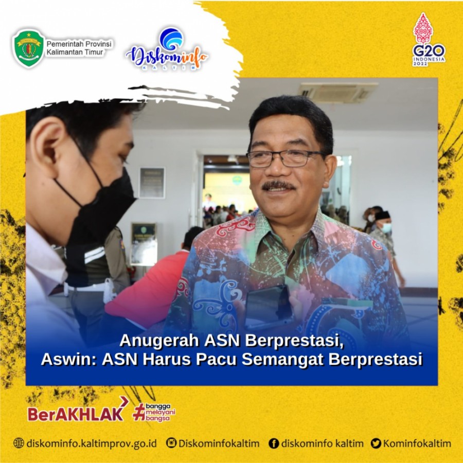 Anugerah ASN Berprestasi, Aswin: ASN Harus Pacu Semangat Berprestasi