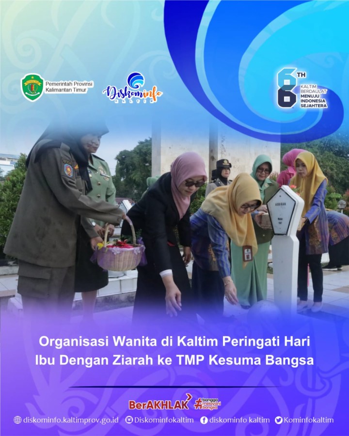 Organisasi Wanita di Kaltim Peringati Hari Ibu Dengan Ziarah ke TMP Kesuma Bangsa