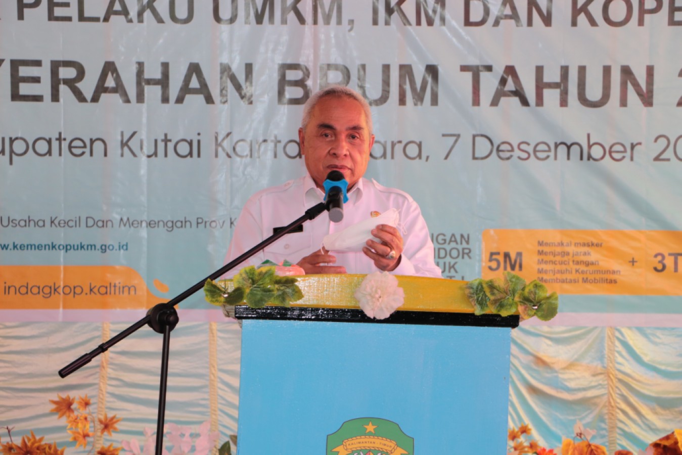 Gubernur Kaltim Resmikan Capacity Building  UMKM di Desa Melintang