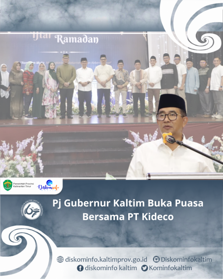 Pj Gubernur Kaltim Buka Puasa Bersama PT Kideco