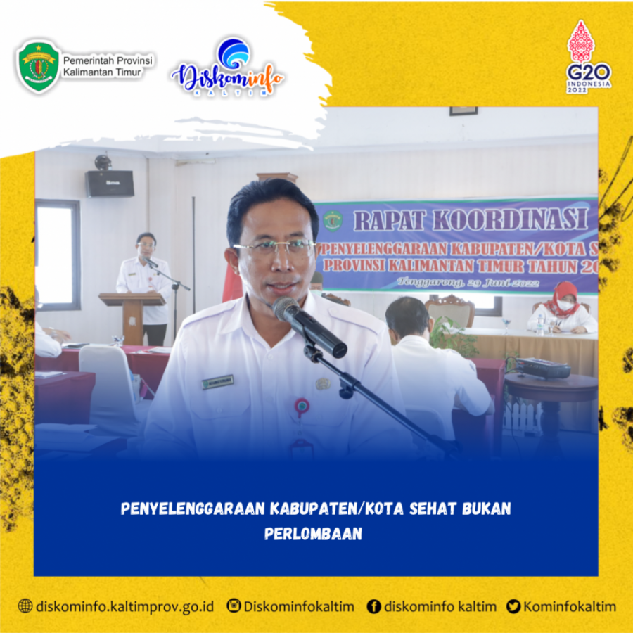 Penyelenggaraan Kabupaten/Kota Sehat Bukan Perlombaan