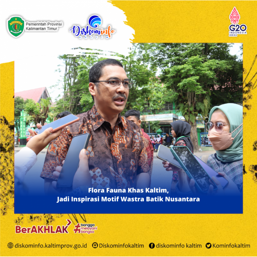 Flora Fauna Khas Kaltim, Jadi Inspirasi Motif Wastra Batik Nusantara