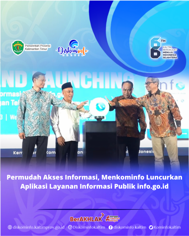 Permudah Akses Informasi, Menkominfo Luncurkan Aplikasi Layanan Informasi Publik info.go.id