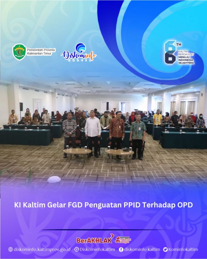 KI Kaltim Gelar FGD Penguatan PPID terhadap OPD