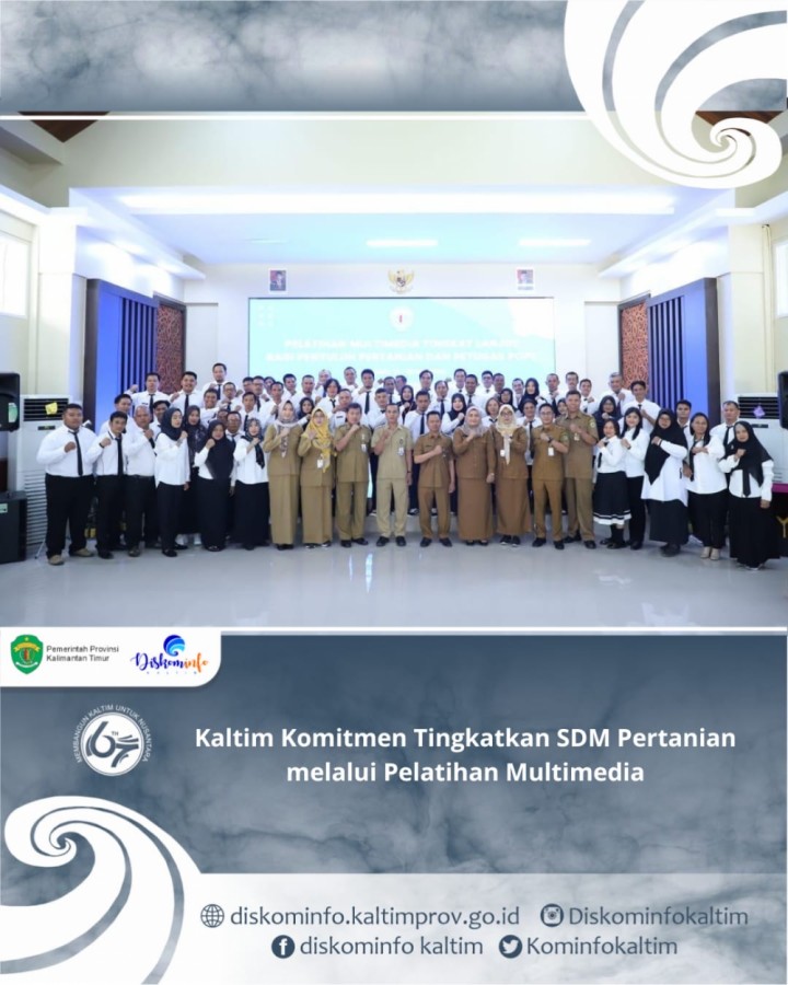 Kaltim Komitmen Tingkatkan SDM Pertanian melalui Pelatihan Multimedia