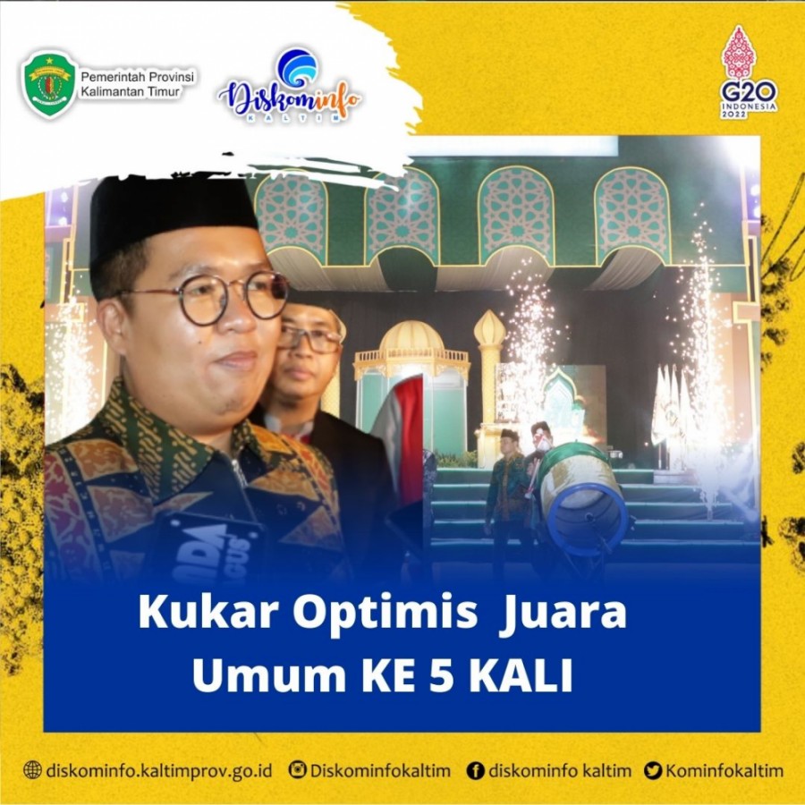 Kukar Optimis  Juara Umum KE 5 KALI