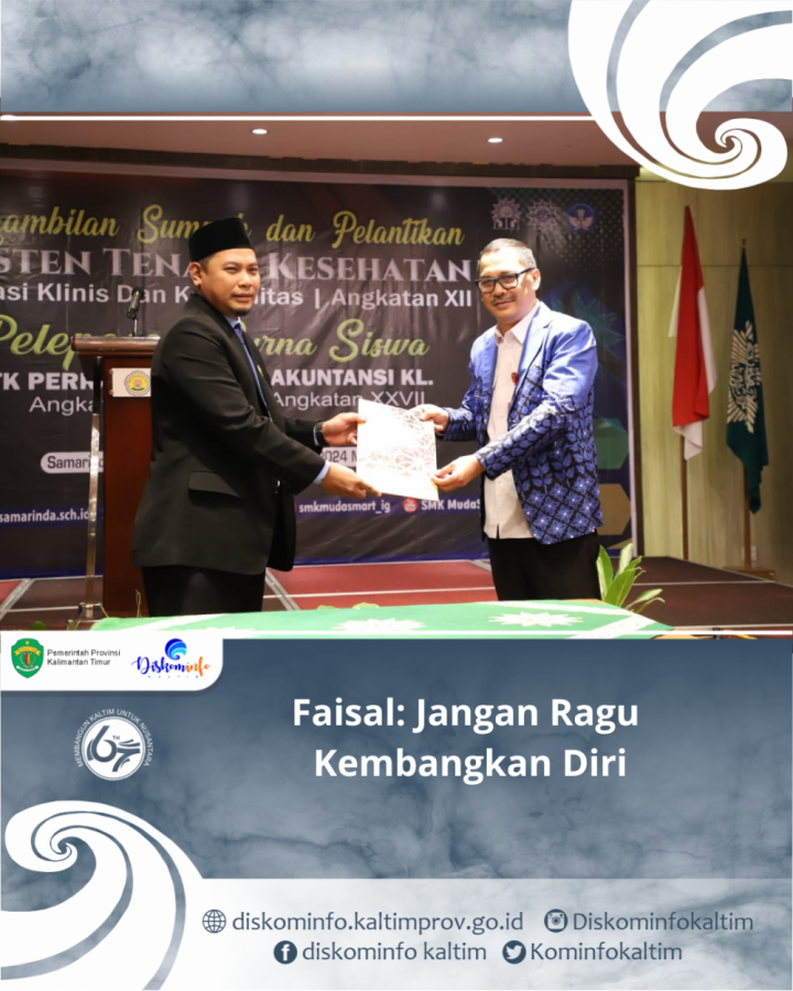 Faisal: Jangan Ragu Kembangkan Diri