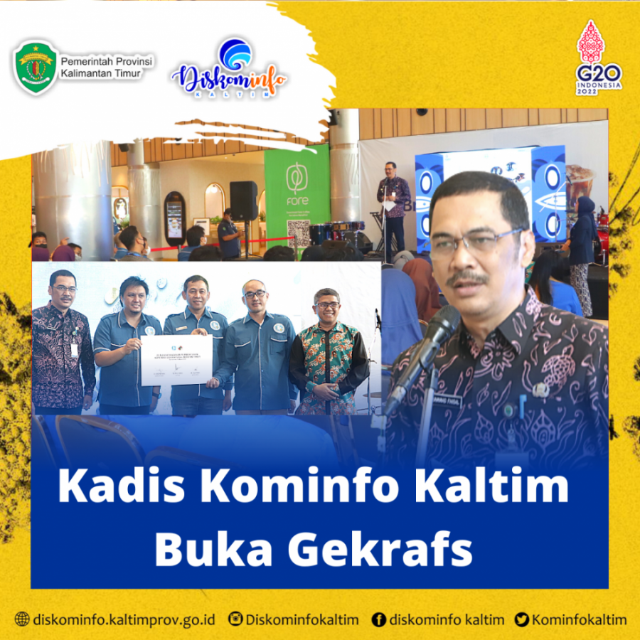 Kadis Kominfo Kaltim Buka Gekrafs