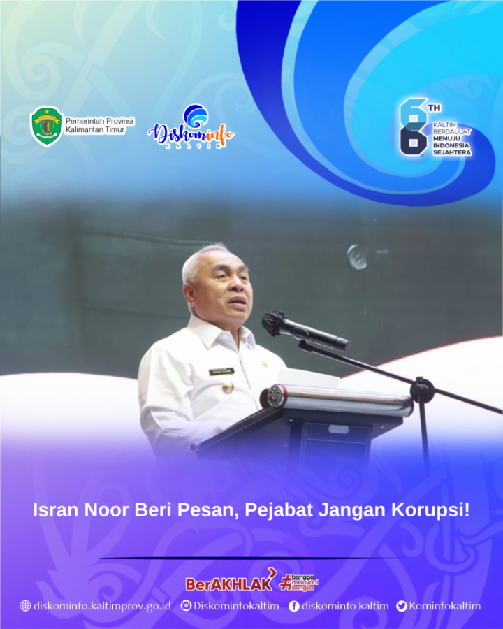 Isran Noor Beri Pesan, Pejabat Jangan Korupsi!