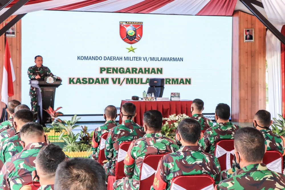 Kasdam Mulawarman Kunjungi Kodim 0908/BTG, Beri Pengarahan Prajurit, Minta Anggota Bertugas Maksimal