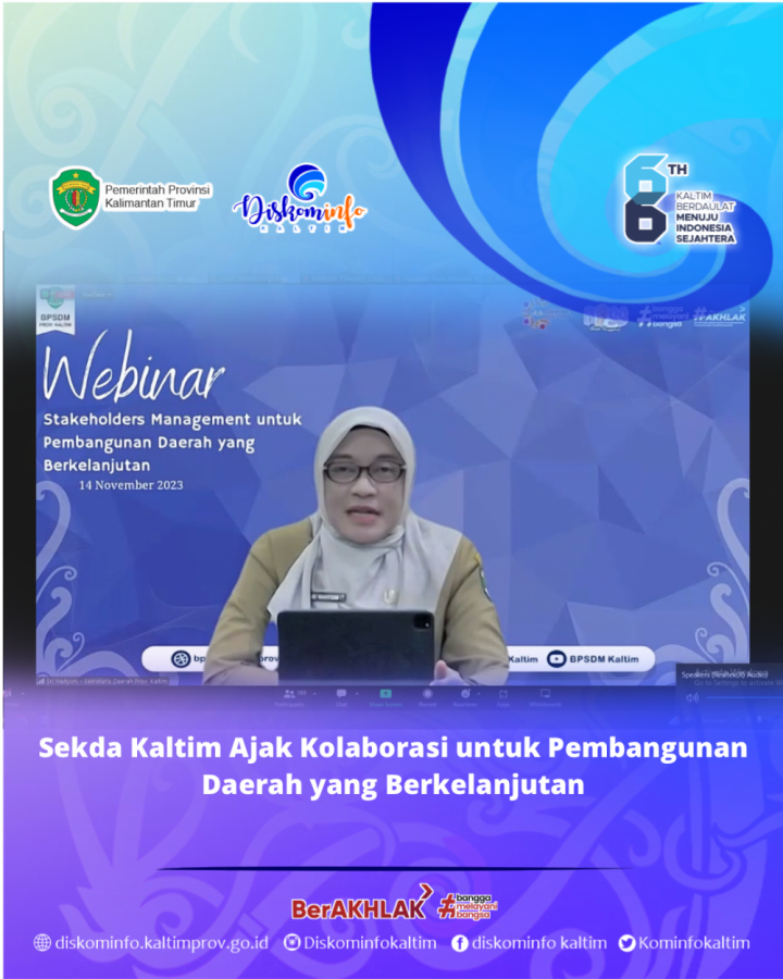 Sekda Kaltim Ajak Kolaborasi untuk Pembangunan Daerah yang Berkelanjutan