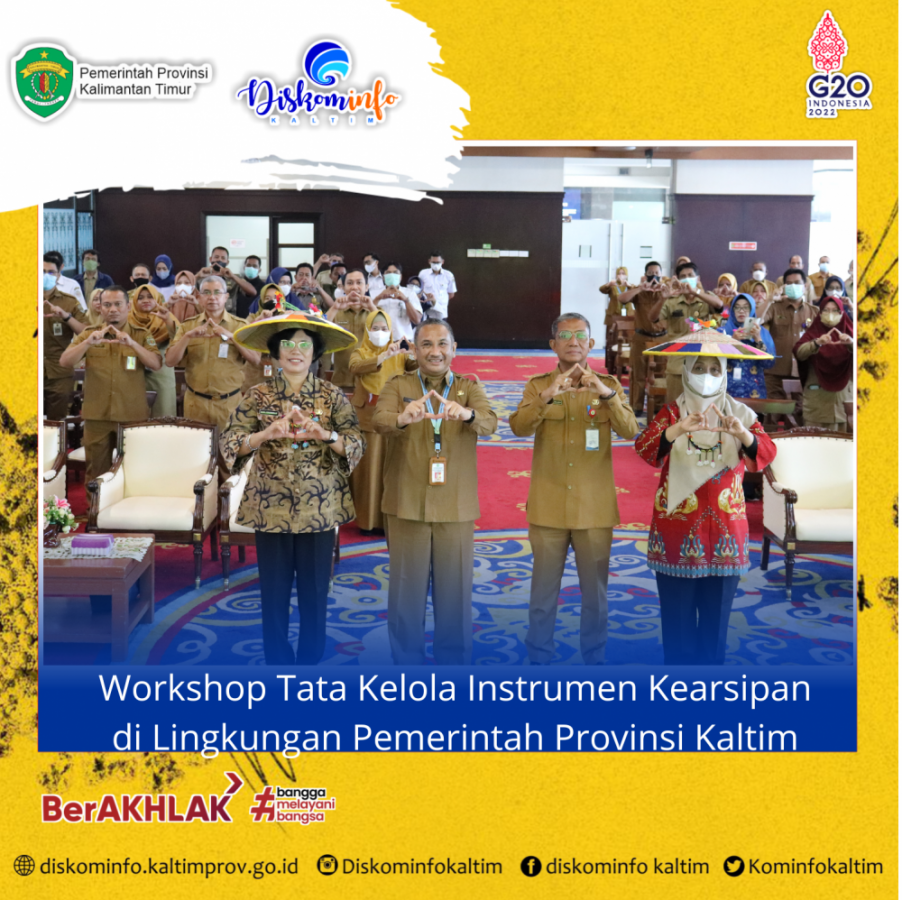 Workshop Tata Kelola Instrumen Kearsipan di Lingkungan Pemerintah Provinsi Kaltim