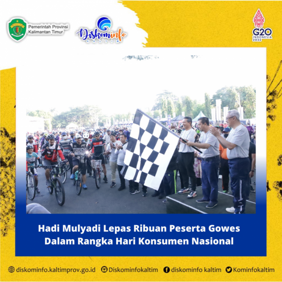 Hadi Mulyadi Lepas Ribuan Peserta Gowes Dalam Rangka Hari Konsumen Nasional