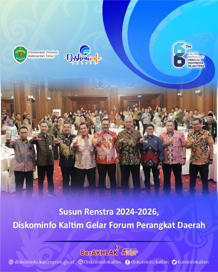 Susun Renstra 2024-2026, Diskominfo Kaltim Gelar Forum Perangkat Daerah