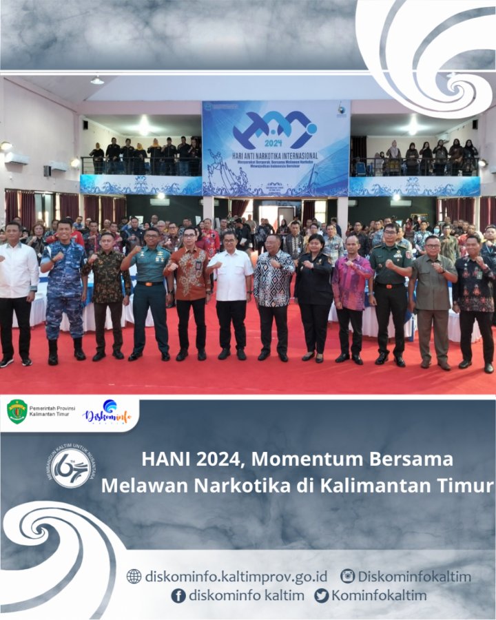 HANI 2024, Momentum Bersama Melawan Narkotika di Kalimantan Timur