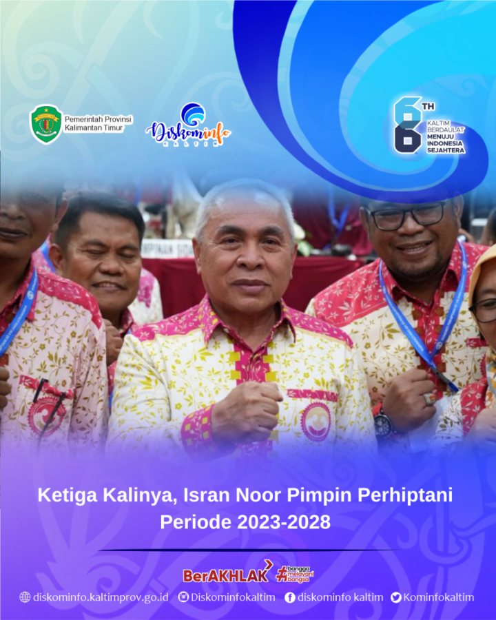 Ketiga Kalinya, Isran Noor Pimpin Perhiptani Periode 2023-2028