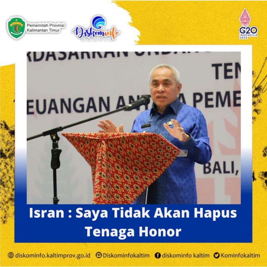 Isran : Saya Tidak Akan Hapus Tenaga Honor