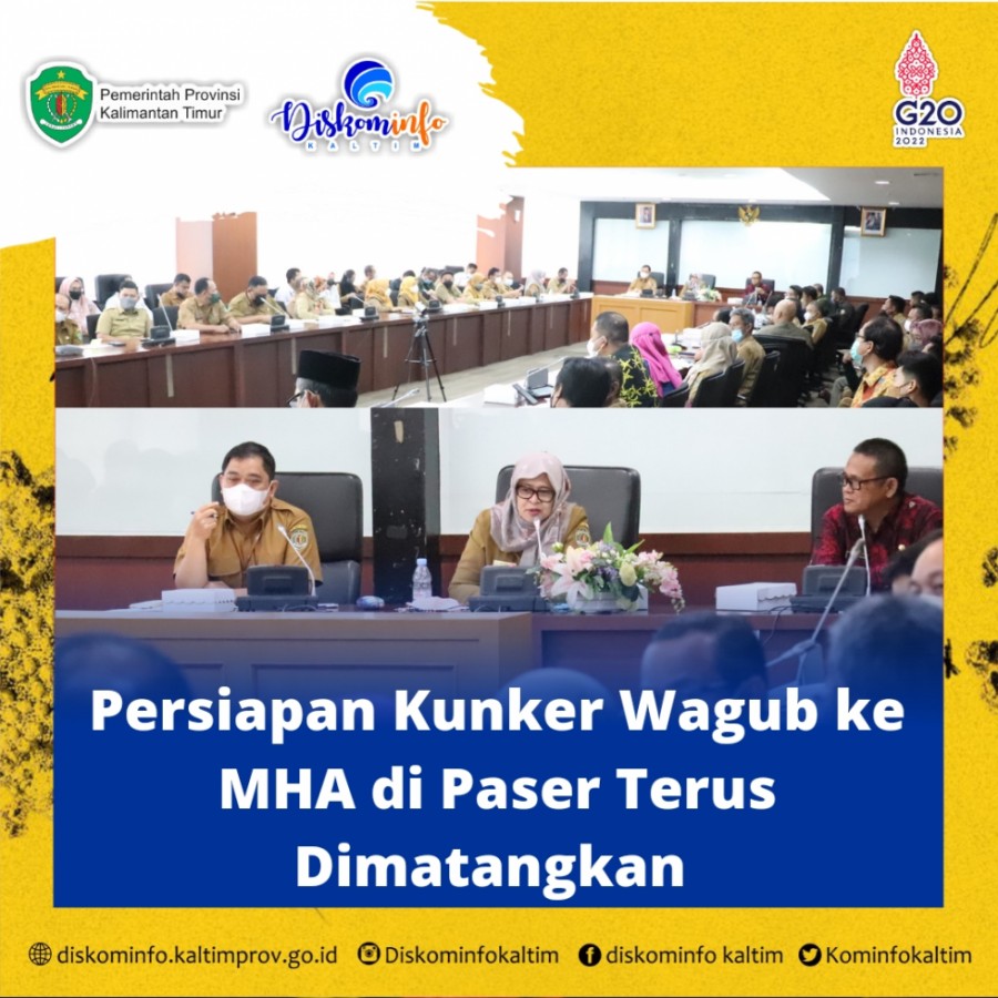 Persiapan Kunker Wagub ke MHA di Paser Terus Dimatangkan