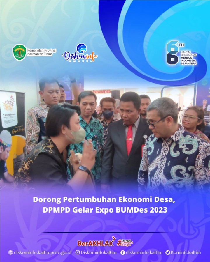 Dorong Pertumbuhan Ekonomi Desa, DPMPD Gelar Expo BUMDes 2023