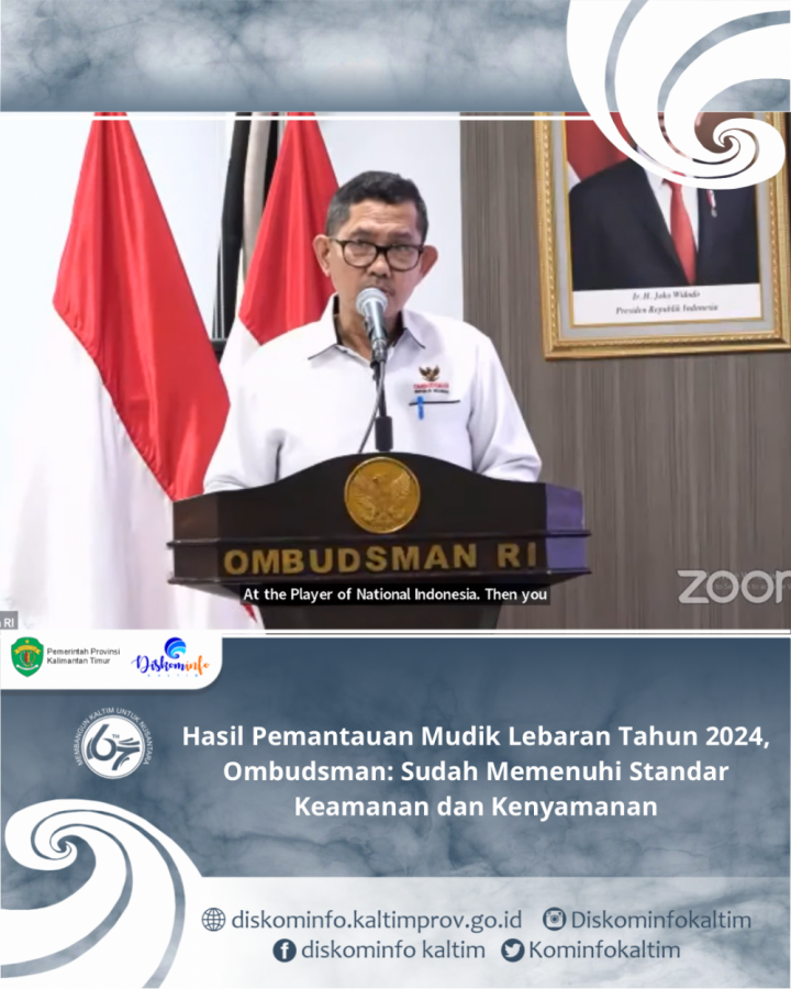 Hasil Pemantauan Mudik Lebaran Tahun 2024, Ombudsman: Sudah Memenuhi Standar Keamanan dan Kenyamanan