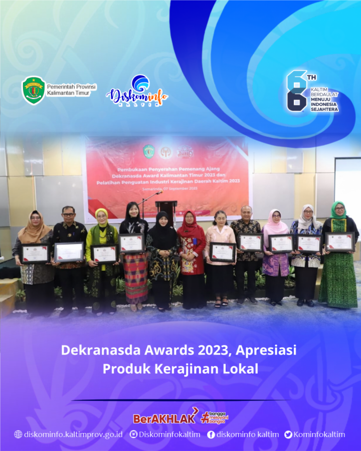 Dekranasda Awards 2023, Apresiasi Produk Kerajinan Lokal