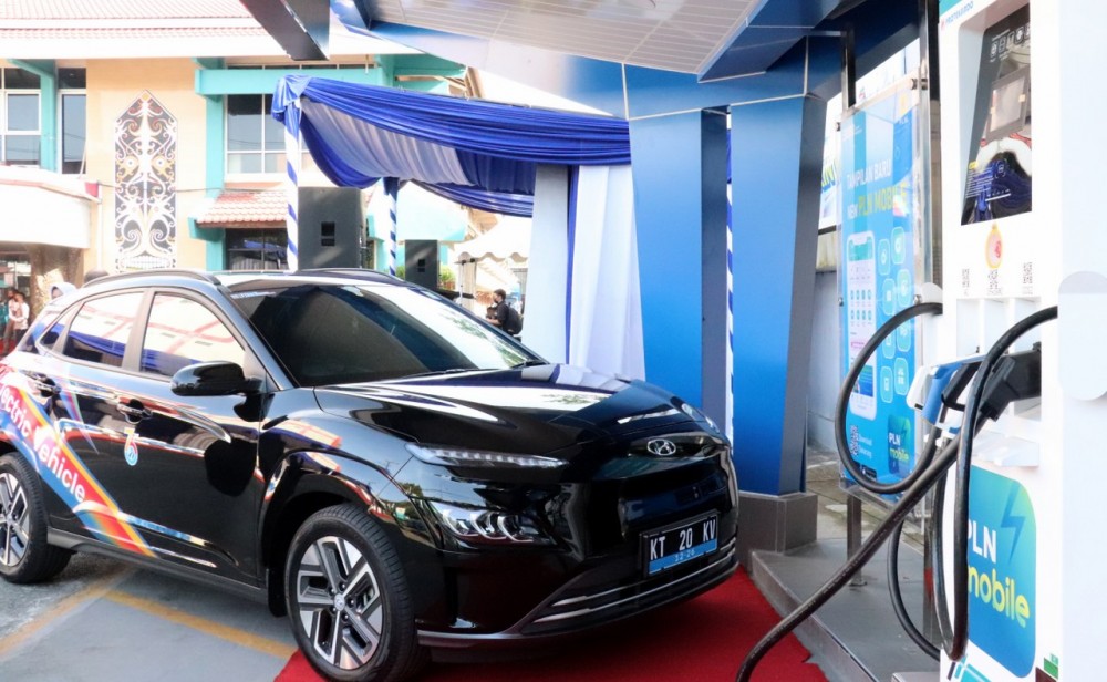 SPKLU Samarinda, Charge Mobil Listrik Cuma 1 Jam