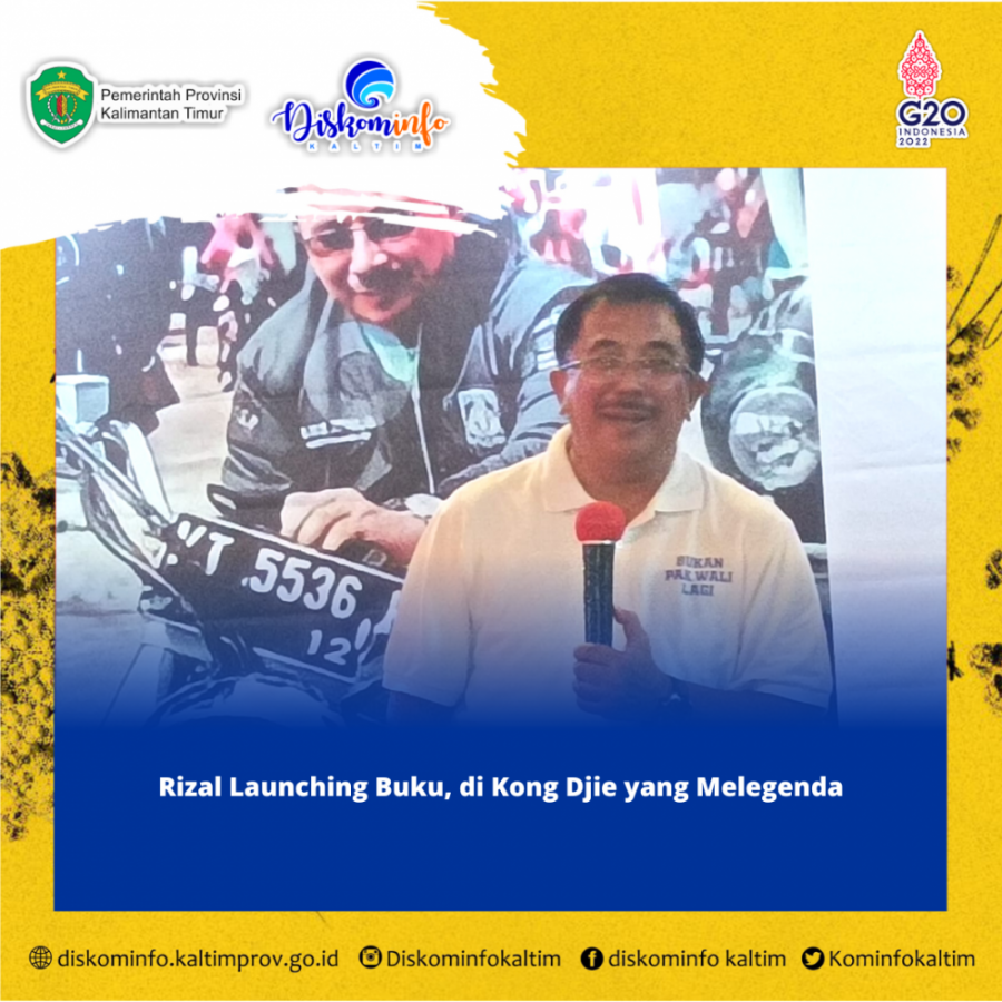 Rizal Launching Buku, di Kong Djie yang Melegenda