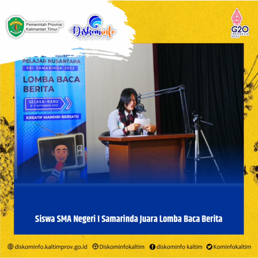 Siswa SMA Negeri I Samarinda Juara Lomba Baca Berita