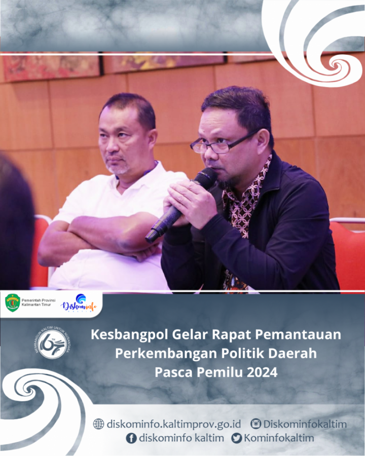 Kesbangpol Gelar Rapat Pemantauan Perkembangan Politik Daerah Pasca Pemilu 2024