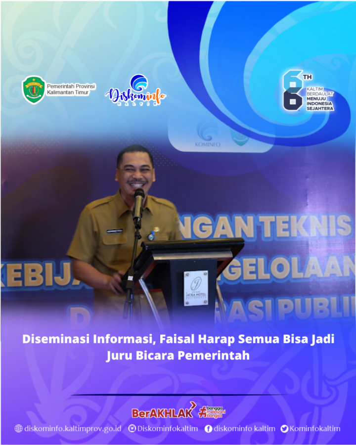 Diseminasi Informasi, Faisal Harap Semua Bisa Jadi Juru Bicara Pemerintah