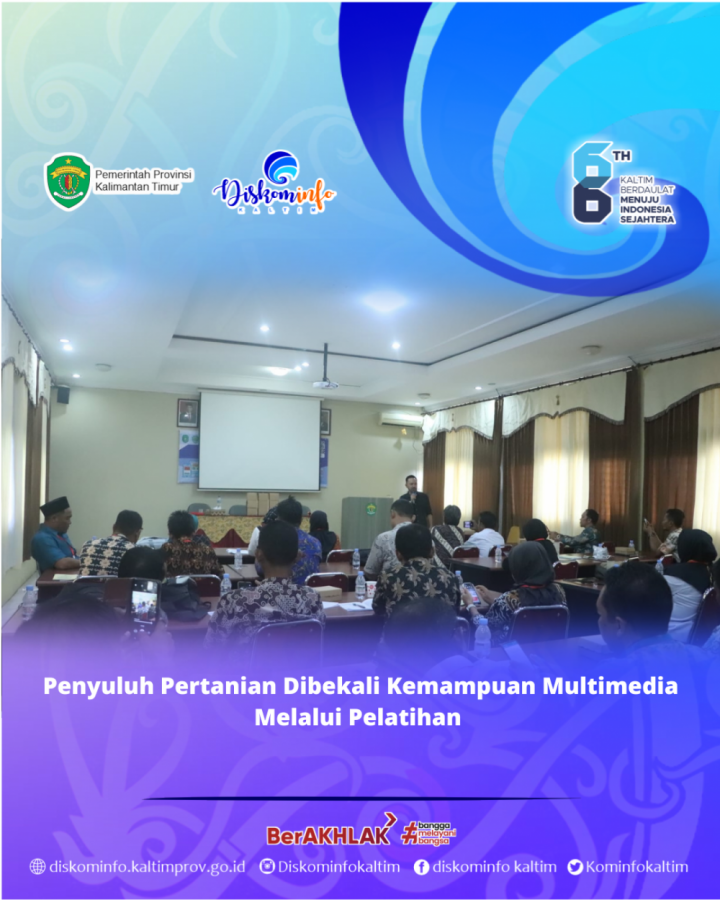 Penyuluh Pertanian Dibekali Kemampuan Multimedia Melalui Pelatihan