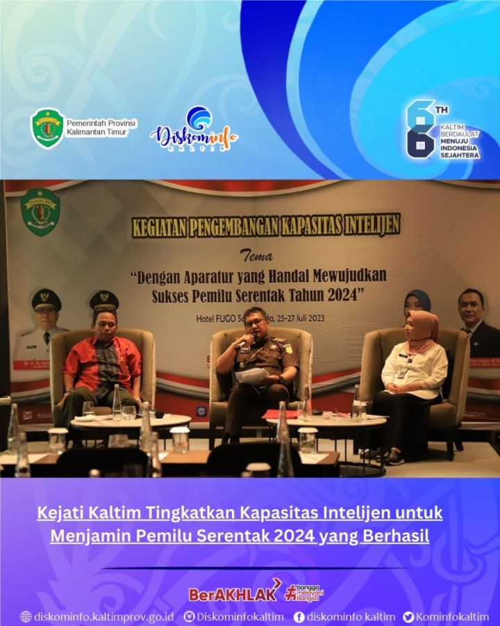 Kejati Kaltim Tingkatkan Kapasitas Intelijen untuk Menjamin Pemilu Serentak 2024 yang Berhasil