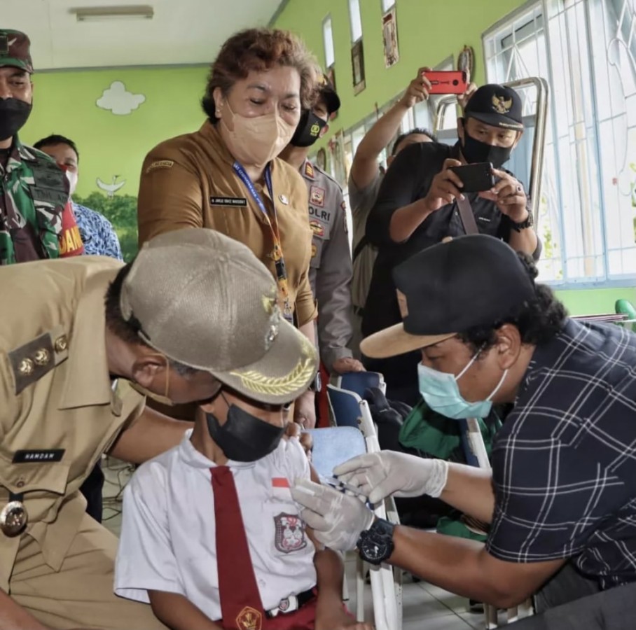 Dukung Pembelajaran Tatap Muka, PPU Laksanakan Vaksin Perdana Anak