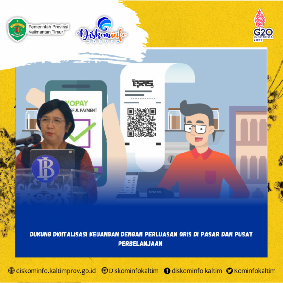 Dukung Digitalisasi Keuangan Dengan Perluasan QRIS Di Pasar Dan Pusat Perbelanjaan