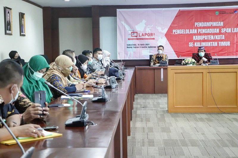 Diskominfo Kaltim Gelar Pendampingan Pengelola LAPOR WAL!