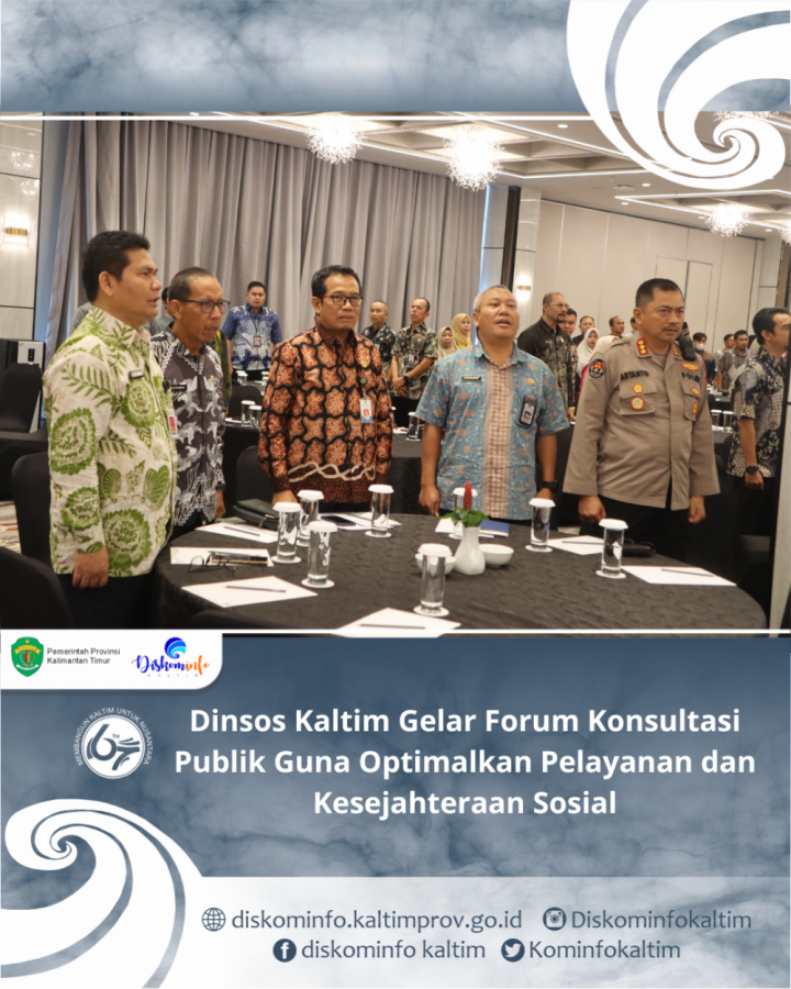 Dinsos Kaltim Gelar Forum Konsultasi Publik Guna Optimalkan Pelayanan dan Kesejahteraan Sosial