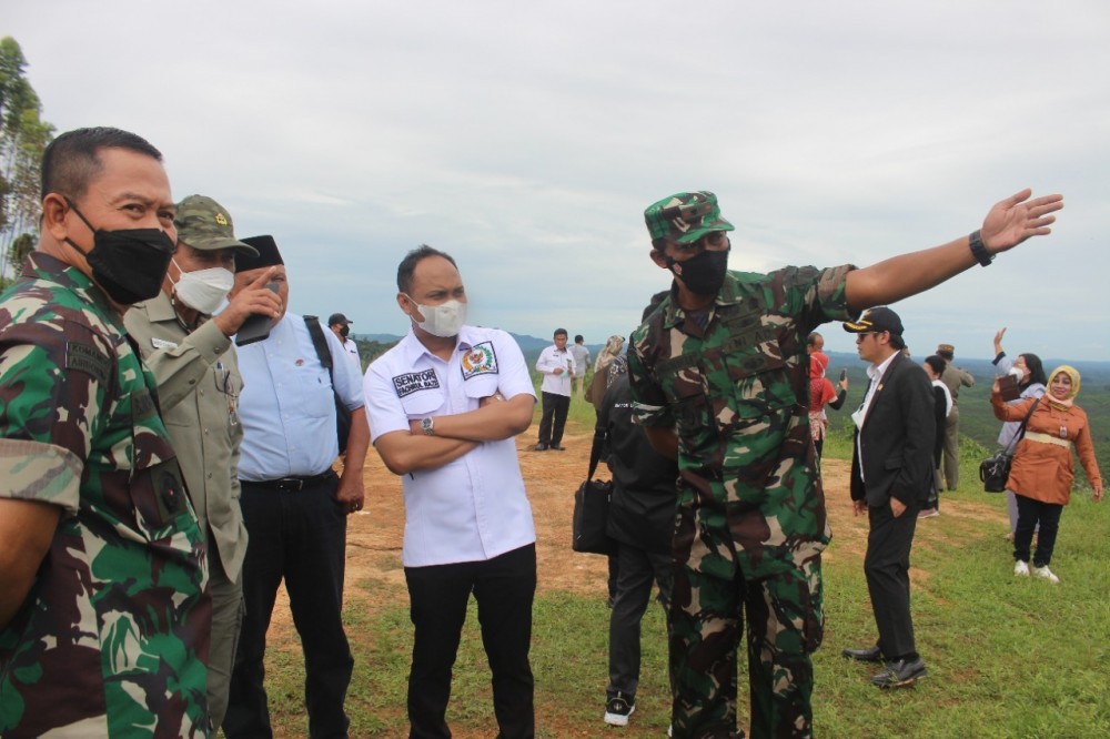 Segera Dibangun, Dandim 0913/PPU Dampingi Rombongan DPR RI Tinjau Lokasi IKN