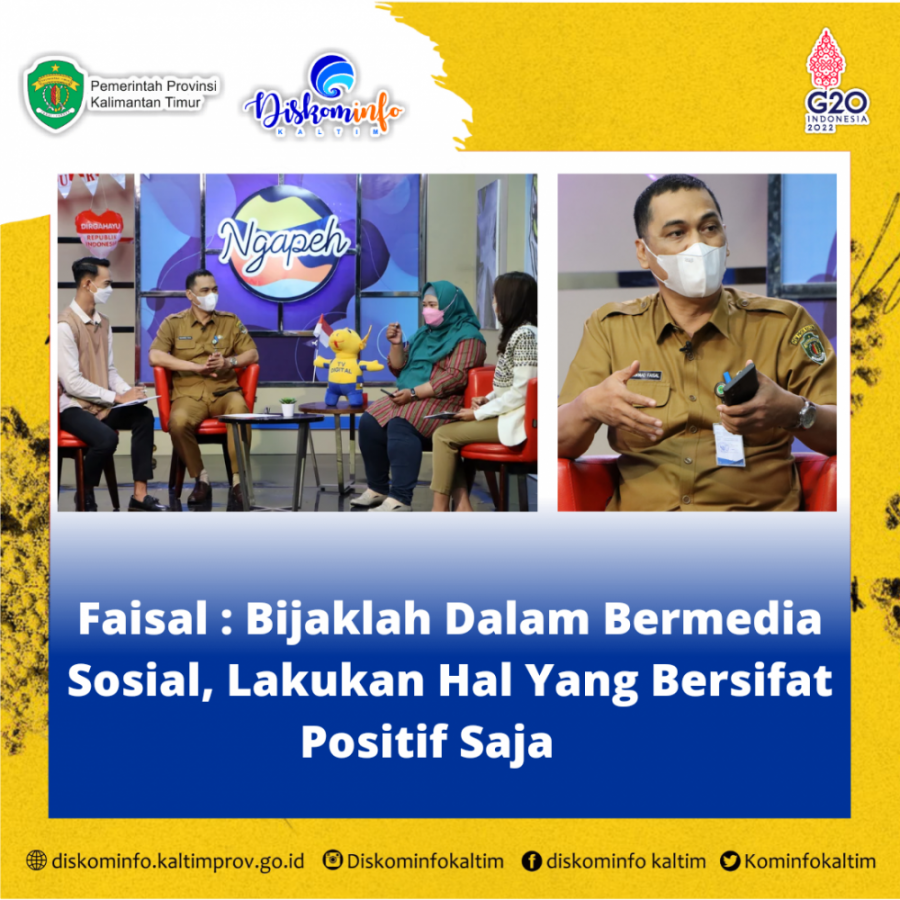 Faisal : Bijaklah Dalam Bermedia Sosial, Lakukan Hal Yang Bersifat Positif Saja