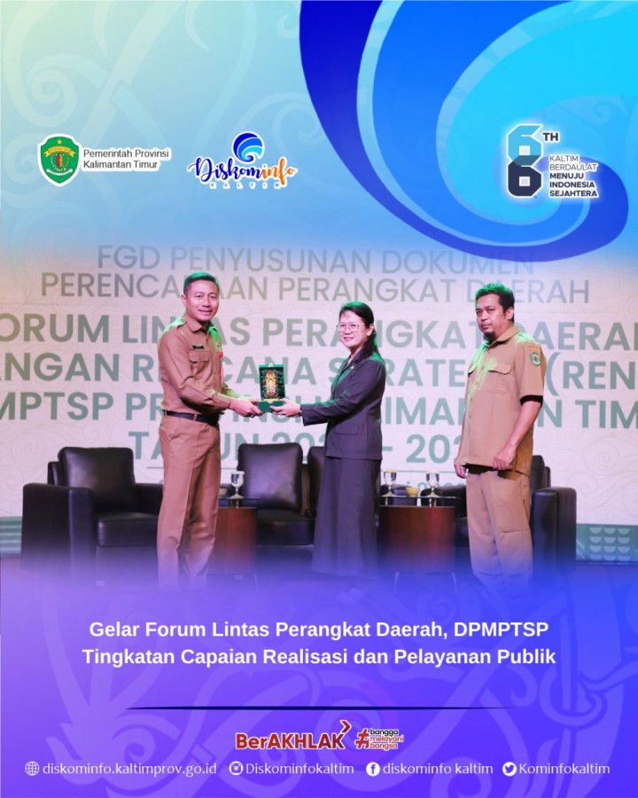 Gelar Forum Lintas Perangkat Daerah, DPMPTSP Tingkatan Capaian Realisasi dan Pelayanan Publik