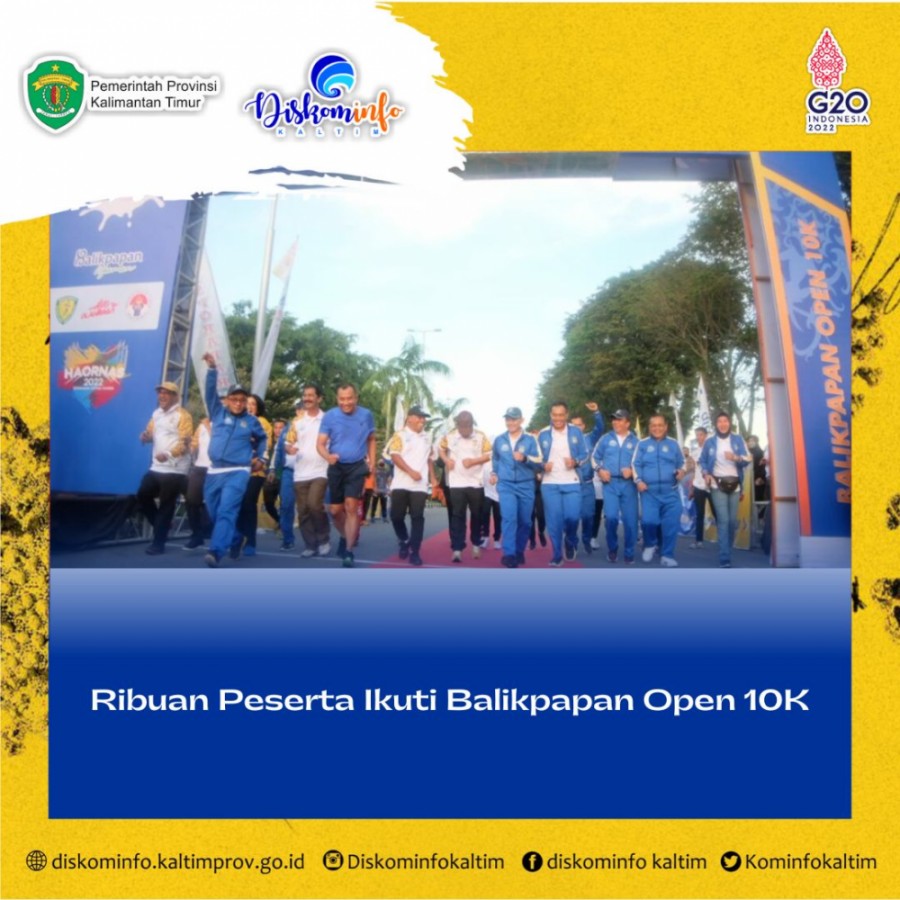 Ribuan Peserta Ikuti Balikpapan Open 10K