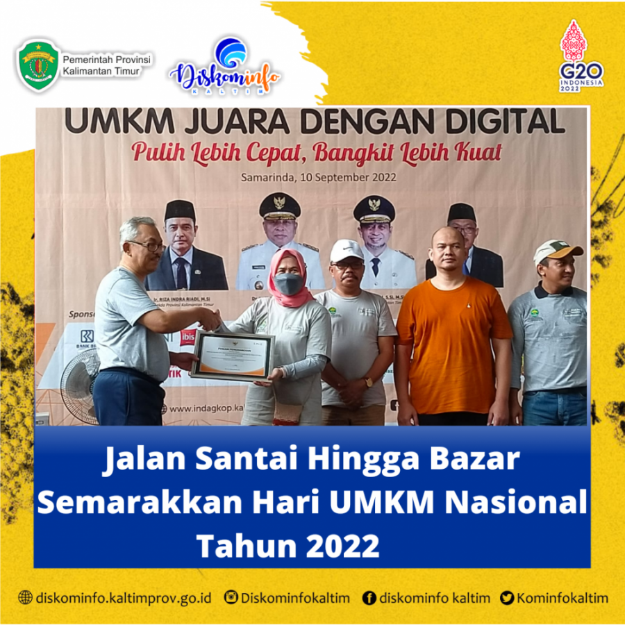 Jalan Santai Hingga Bazar Semarakkan Hari UMKM Nasional Tahun 2022