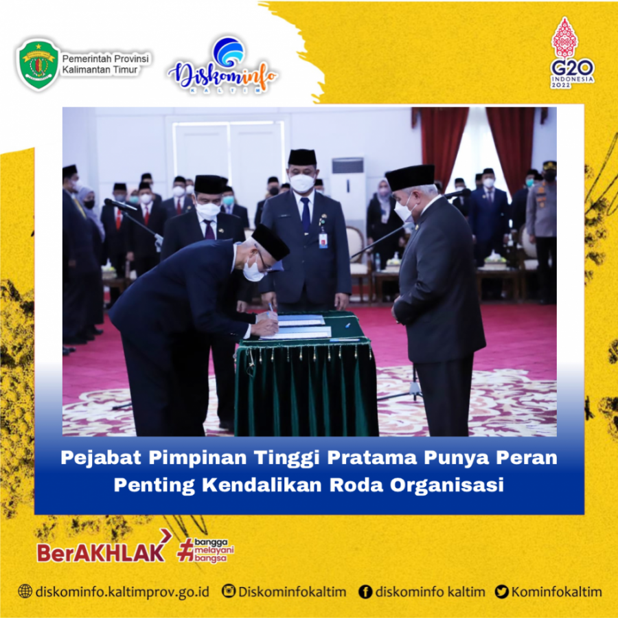 Pejabat Pimpinan Tinggi Pratama Punya Peran Penting Kendalikan Roda Organisasi