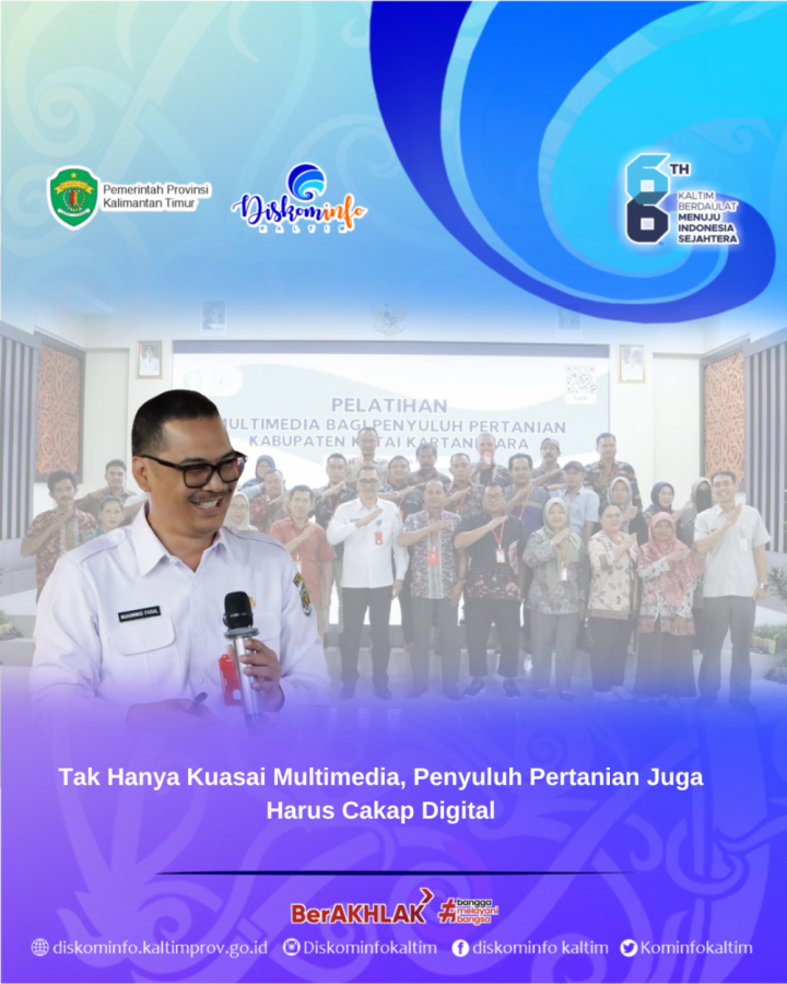 Tak Hanya Kuasai Multimedia, Penyuluh Pertanian Juga Harus Cakap Digital