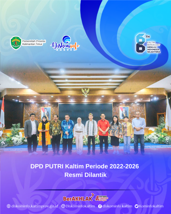 DPD PUTRI Kaltim Periode 2022-2026 Resmi Dilantik