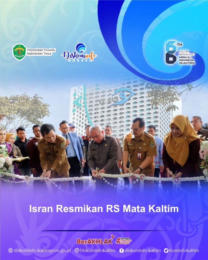 Isran Resmikan RS Mata Kaltim