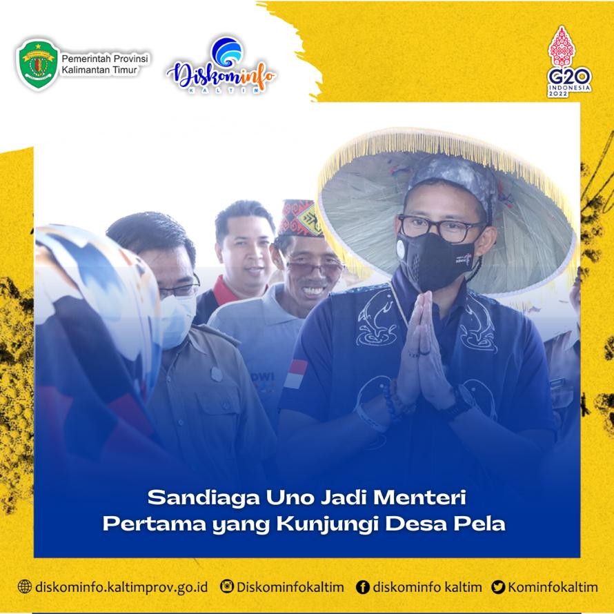 Sandiaga Uno Jadi Menteri Pertama yang Kunjungi Desa Pela