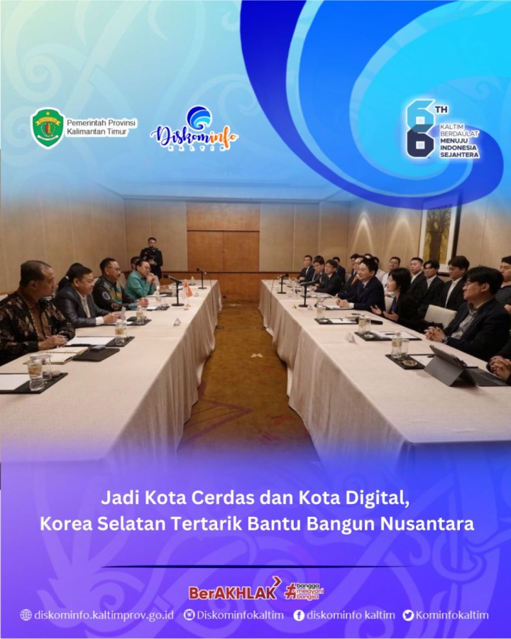 Jadi Kota Cerdas dan Kota Digital, Korea Selatan Tertarik Bantu Bangun Nusantara